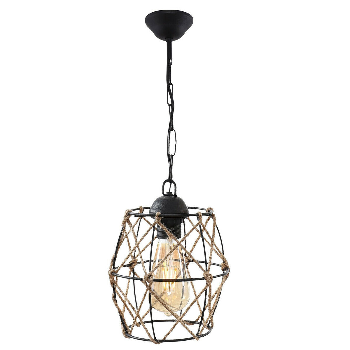 Nevra Tekli Avize Beyaz (19x55 cm) - SİYAH - 19x55 cm - 2