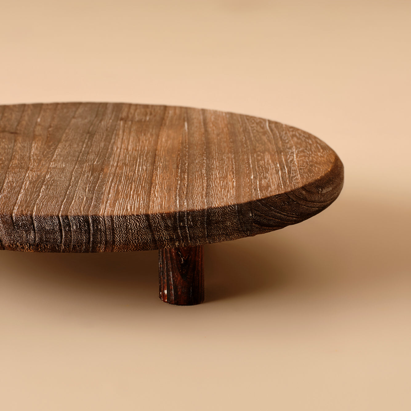 Alinya Ayaklı Sunum Tahtası Naturel (25x5,5 cm) - 30x5,5 cm - NATUREL - 2
