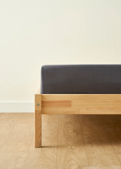 %100 Pamuk Ranforce Basic Düz Çarşaf Çift Kişilik (240x260 cm)