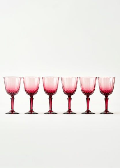 Colore Kesme Kadeh 6'lı Amber (310 cc)