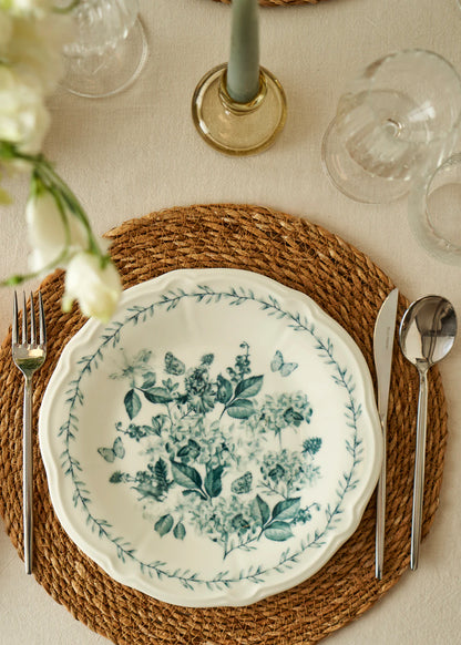 Isabella Stoneware 24 Parça 6 Kişilik Yemek Takımı Yeşil - 2