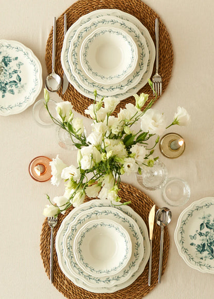 Isabella Stoneware 24 Parça 6 Kişilik Yemek Takımı Yeşil - 3