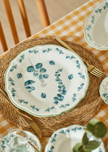 Ocaliptus Stoneware 26 Parça 6 Kişilik Kahvaltı Takımı Yeşil - 6