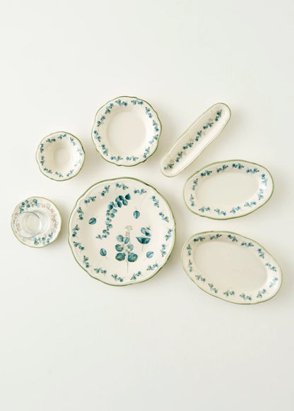 Ocaliptus Stoneware 26 Parça 6 Kişilik Kahvaltı Takımı Yeşil - 8