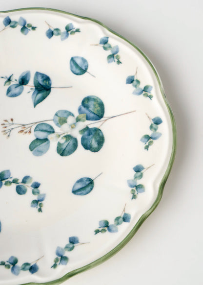 Ocaliptus Stoneware 26 Parça 6 Kişilik Kahvaltı Takımı Yeşil - 9