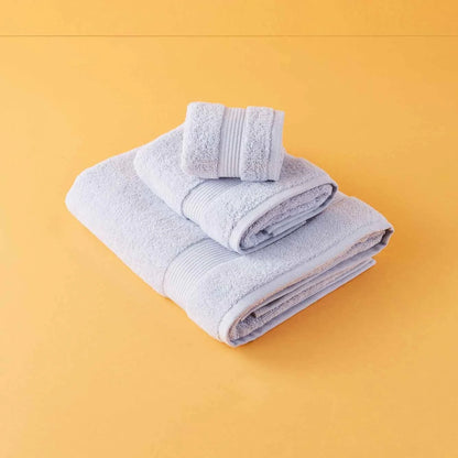 %100 Pamuk Premium Banyo Havlusu Açık Mavi (90x150 cm)