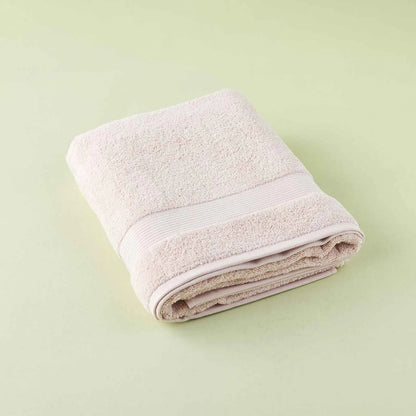 %100 Pamuk Premium Banyo Havlusu Bej (90x150 cm)