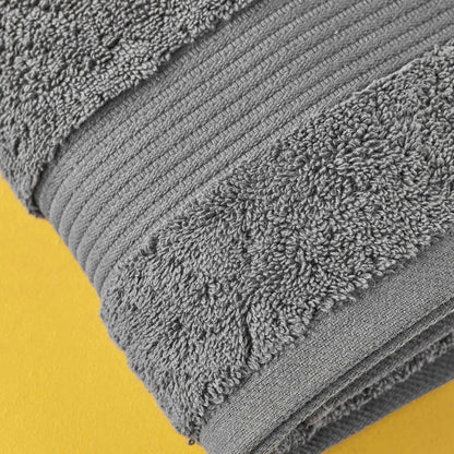 %100 Pamuk Premium Banyo Havlusu Antrasit (90x150 cm)