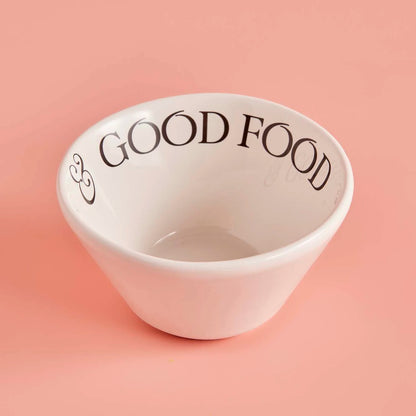 Motto Seramik Good Food Çerezlik Beyaz (10 cm)