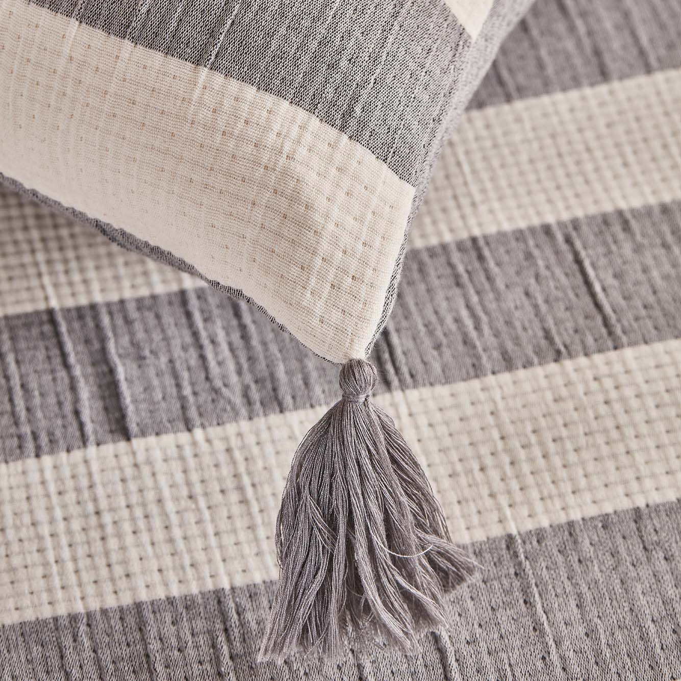 %100 Pamuk 3 Katlı Müslin Sofia - 180x240 - GRİ - 3
