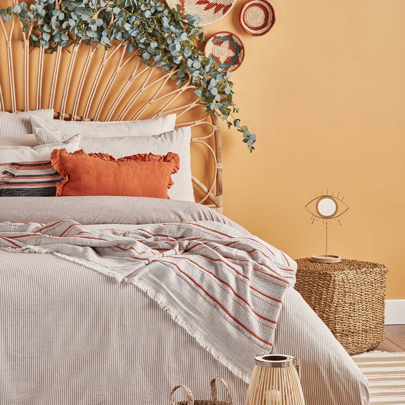 %100 Pamuk Nora - 240x220 cm - BEJ - 3