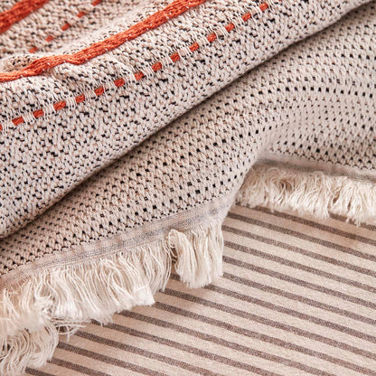 %100 Pamuk Nora - 240x220 cm - BEJ - 8