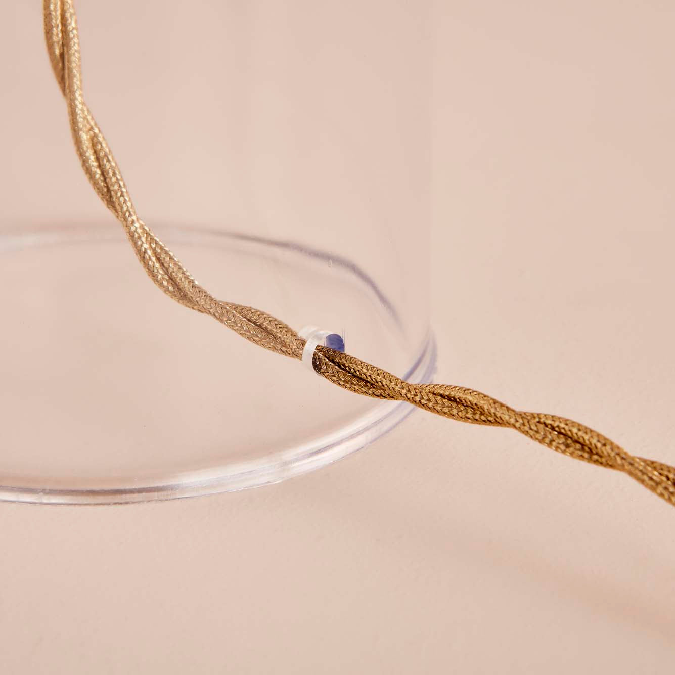 Kristal Gövdeli Abajur Gold (22x14 cm) - SİYAH - 22x14 cm - 5