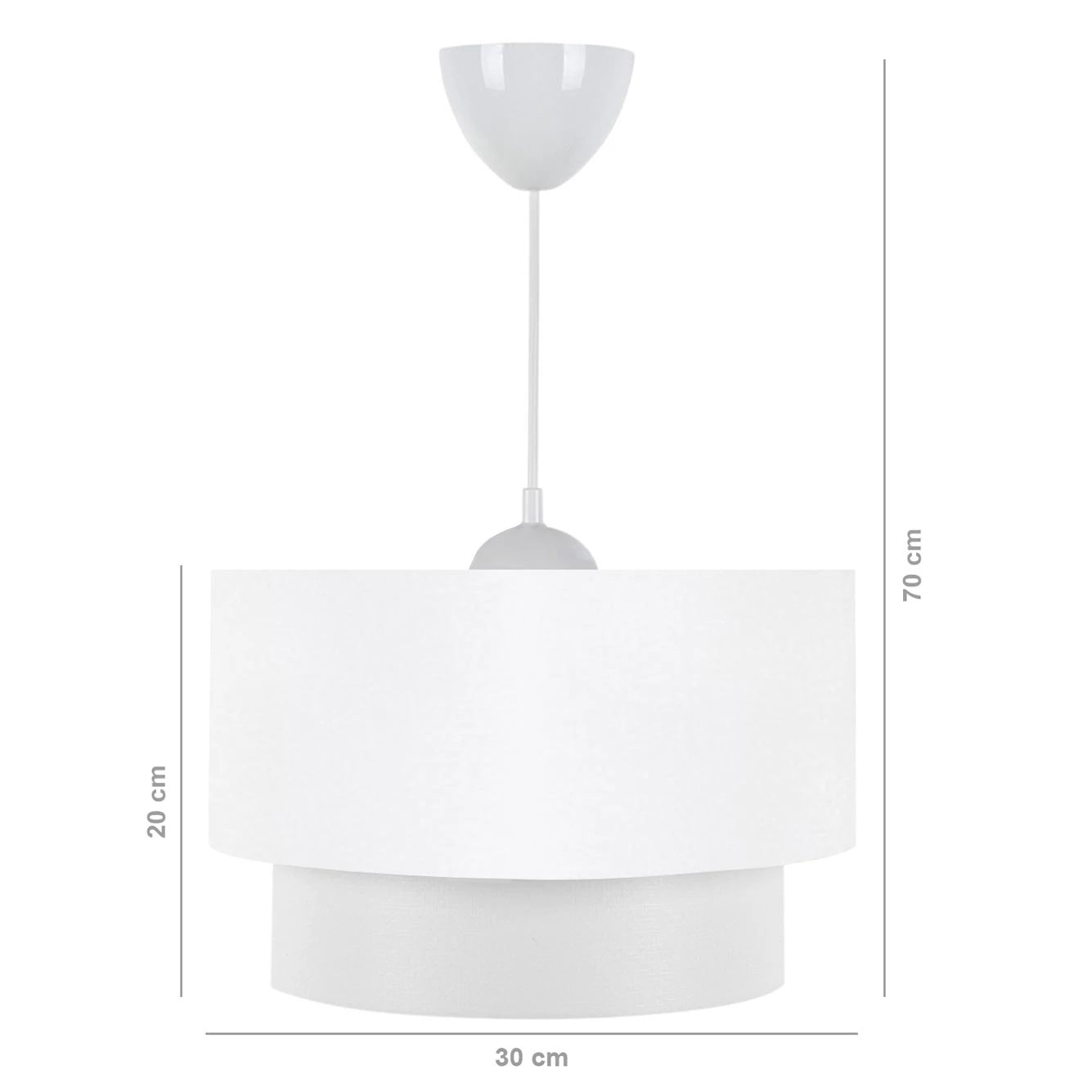 Sarkıt Avize Bej (20x30 cm) - BEYAZ - 20x30 cm - 2