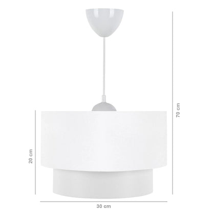 Sarkıt Avize Bej (20x30 cm) - BEYAZ - 20x30 cm - 2