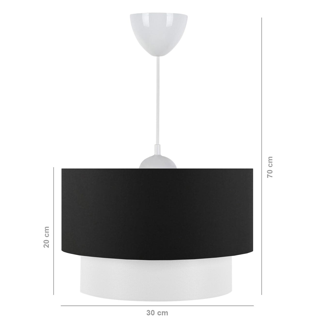 Sarkıt Avize Bej (20x30 cm) - SİYAH - 20x30 cm - 2