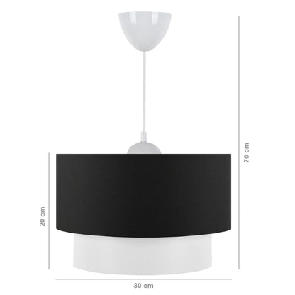 Sarkıt Avize Bej (20x30 cm) - SİYAH - 20x30 cm - 2