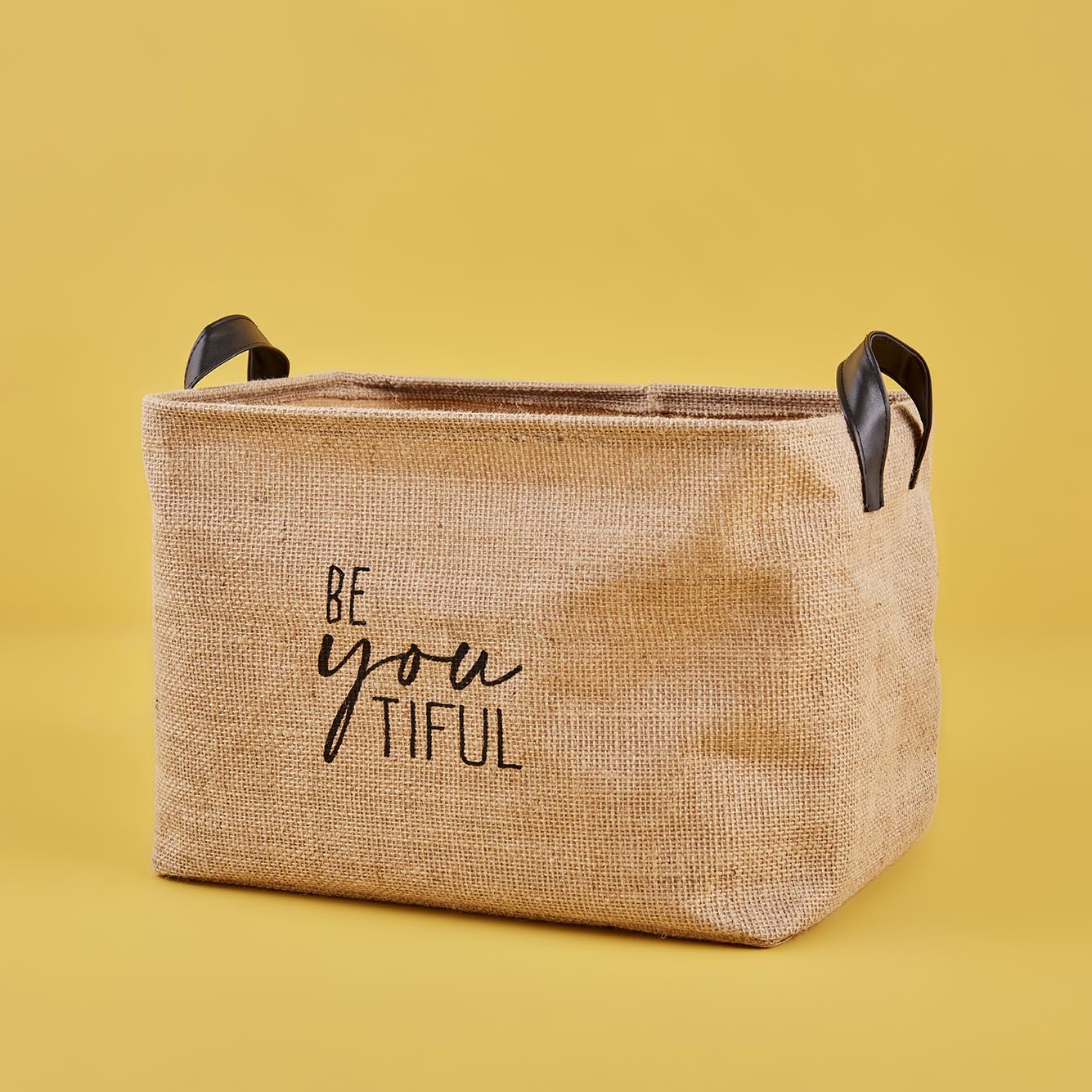 Be Youtiful Jüt Sepet Naturel (37x27x25 cm)