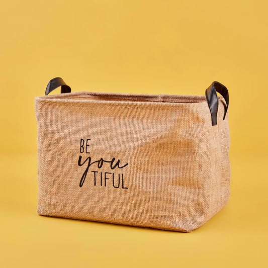 Be Youtiful Jüt Sepet Naturel (37x27x25 cm)