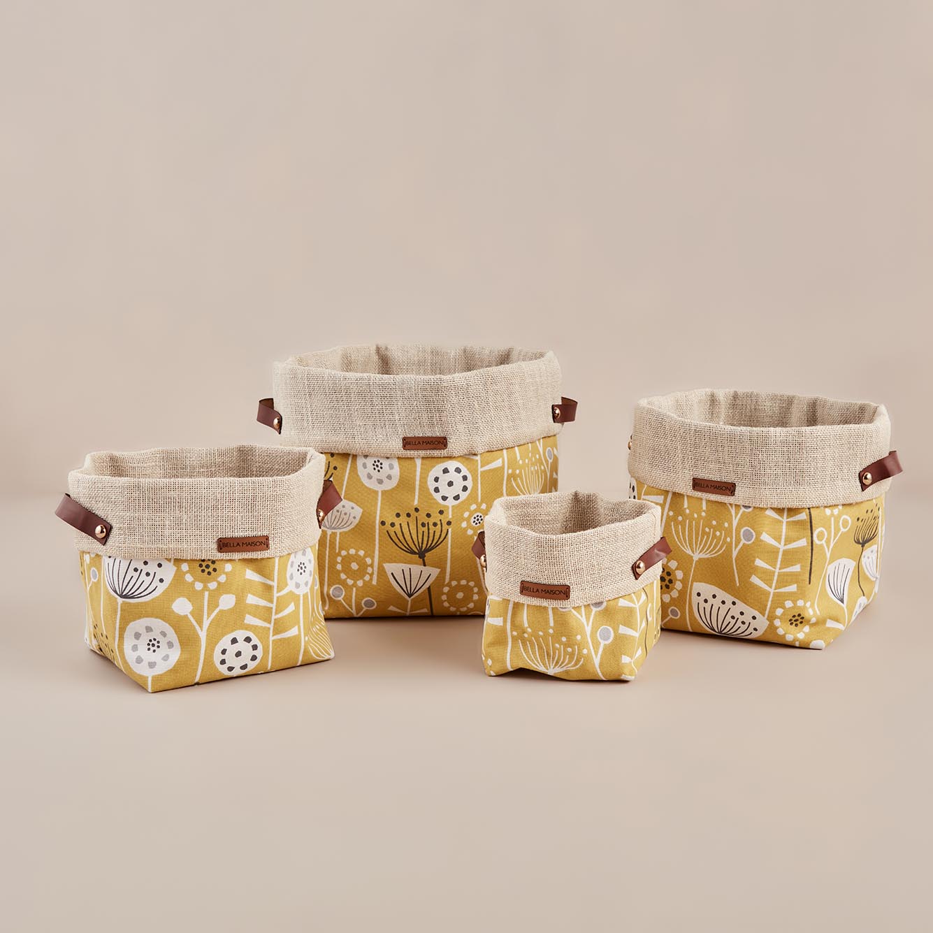 Cichorium Organizer Sepet Sarı (25x20 cm) - 22x18 cm - SARI - 4