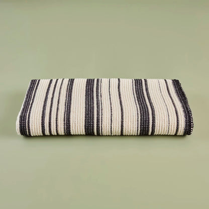 Stripe Pamuklu - 150x200 cm - SİYAH - 4