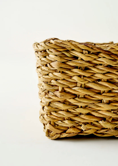 Kiara Hasır Kare Sepet Naturel (26x26x12 cm) - 22x22x10 cm - NATUREL - 3