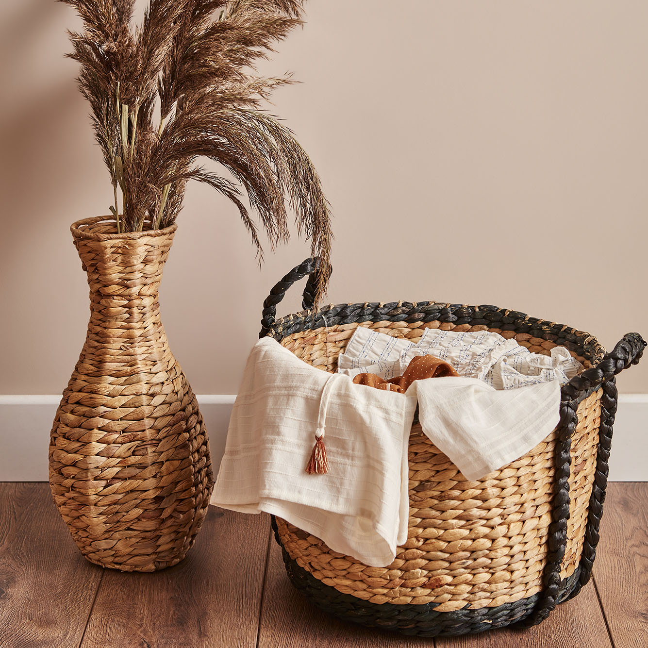 Bailey Hasır Sepet Naturel (28x23 cm) - 33x21 cm - NATUREL - 3