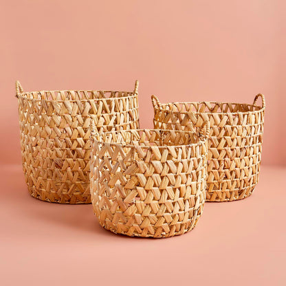 Pankow Hasır Sepet Naturel (36x27 cm) - 46x37 cm - NATUREL - 2