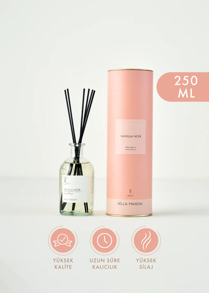 Vanilla Noir Çubuklu Oda Kokusu Beyaz (250 ml)