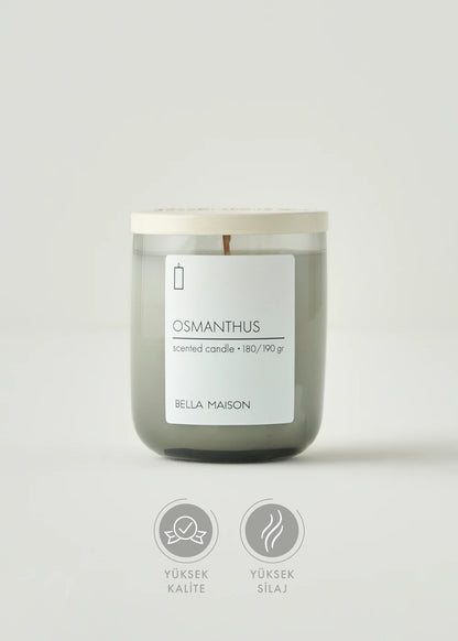 Osmanthus Ahşap Fitilli Soy Wax Mum