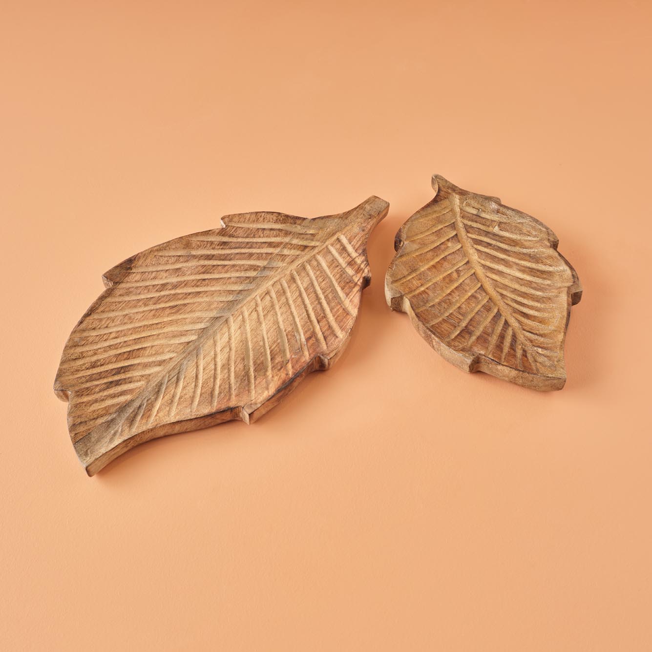 Lida Ahşap Dekoratif Tabak Naturel (30x19 cm) - 3