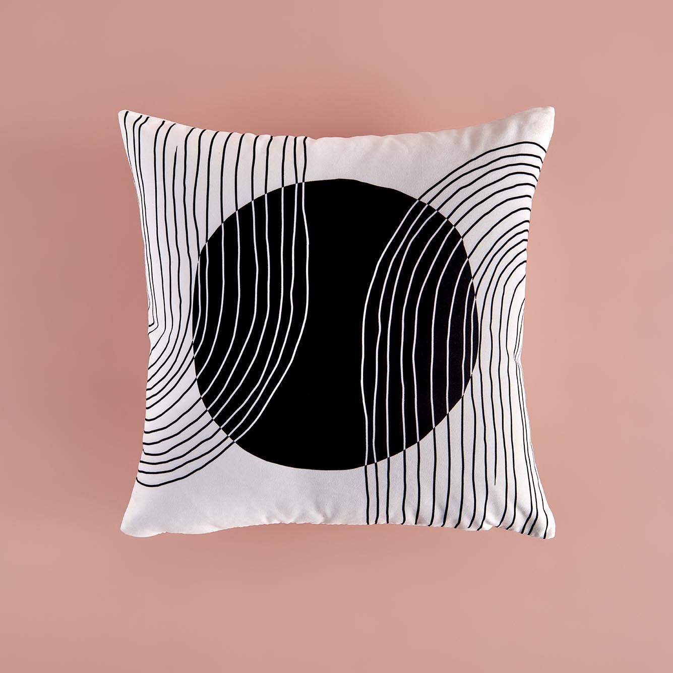 Geo Graphic Line Kırlent Kılıfı (43x43 cm) - 3