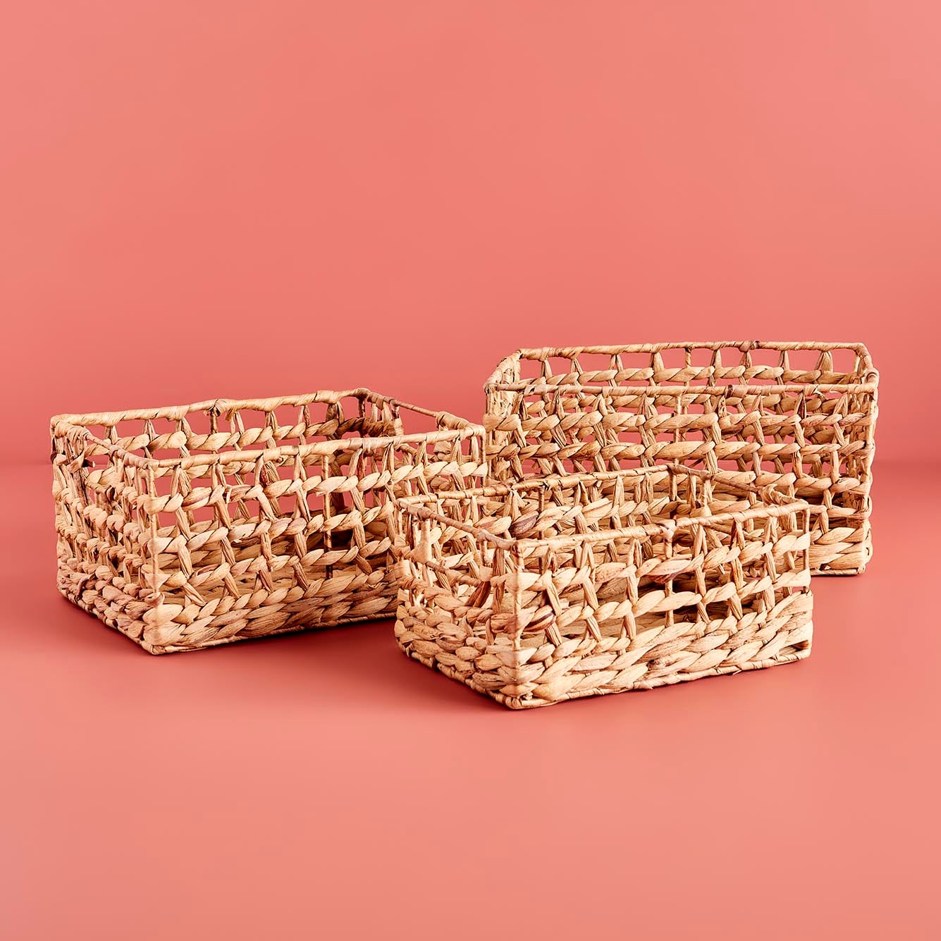 Yoko Hasır Sepet Naturel (34x26x17 cm) - 26x19x12 cm - NATUREL - 3