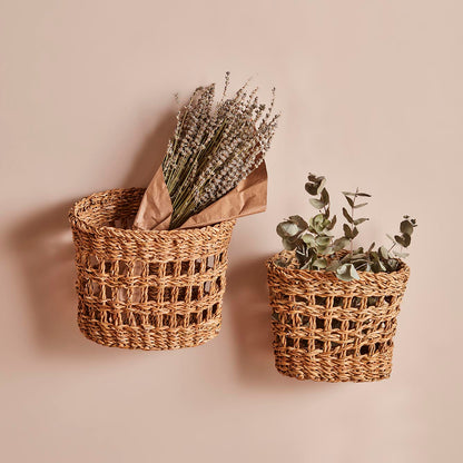 Jozzie Hasır Sepet Naturel (25x17 cm) - 35x26 cm - NATUREL - 4
