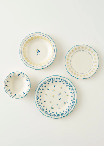 Mabel Stoneware 24 Parça 6 Kişilik Yemek Takımı Mavi - 7