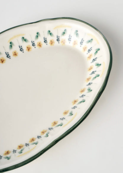 Adelina Stoneware 26 Parça 6 Kişilik Kahvaltı Takımı Yeşil - 8