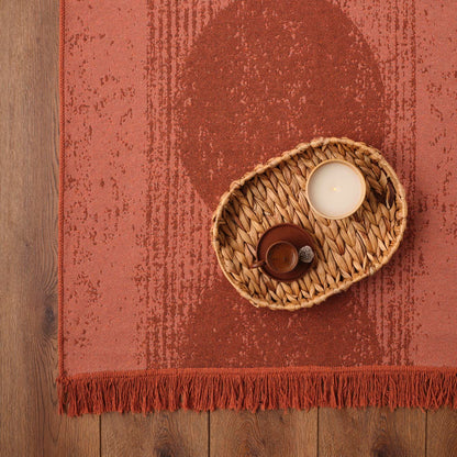 Chloe Kilim Kiremit (120x180 cm) - 80x150 cm - KİREMİT - 5