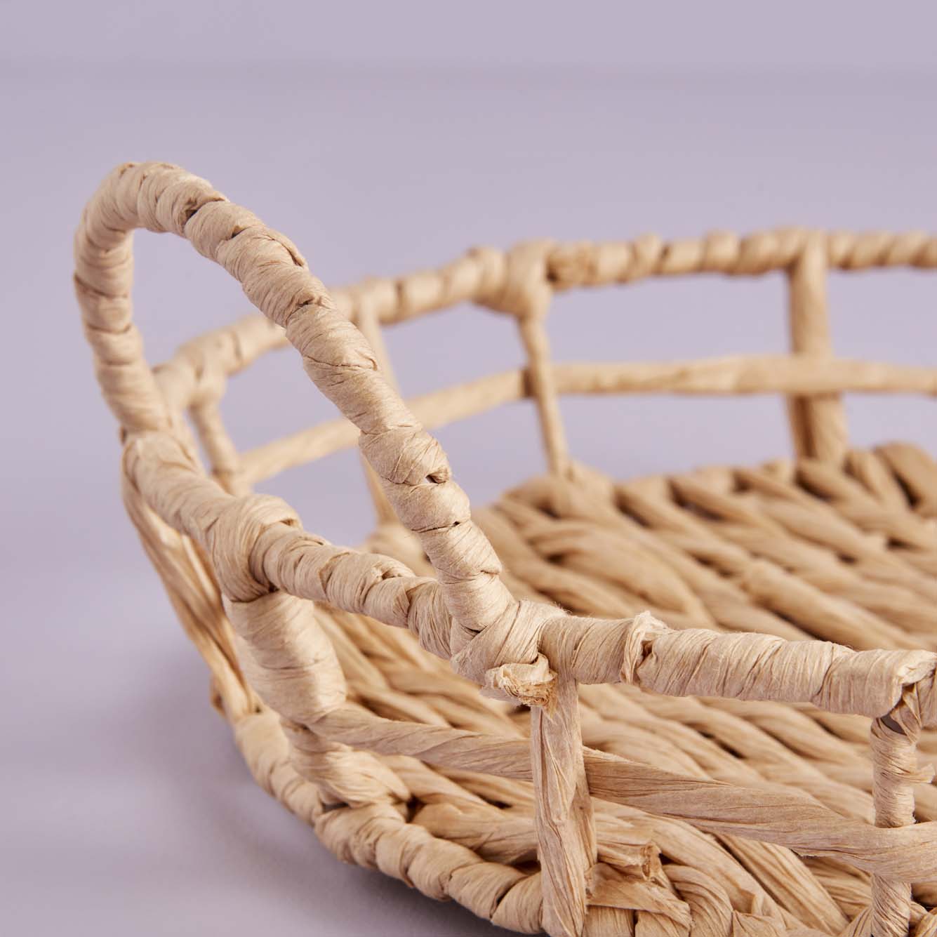 Marin Edgar Dekoratif Tepsi Naturel (30x30x7 cm) - 25x25x5 cm - NATUREL - 2