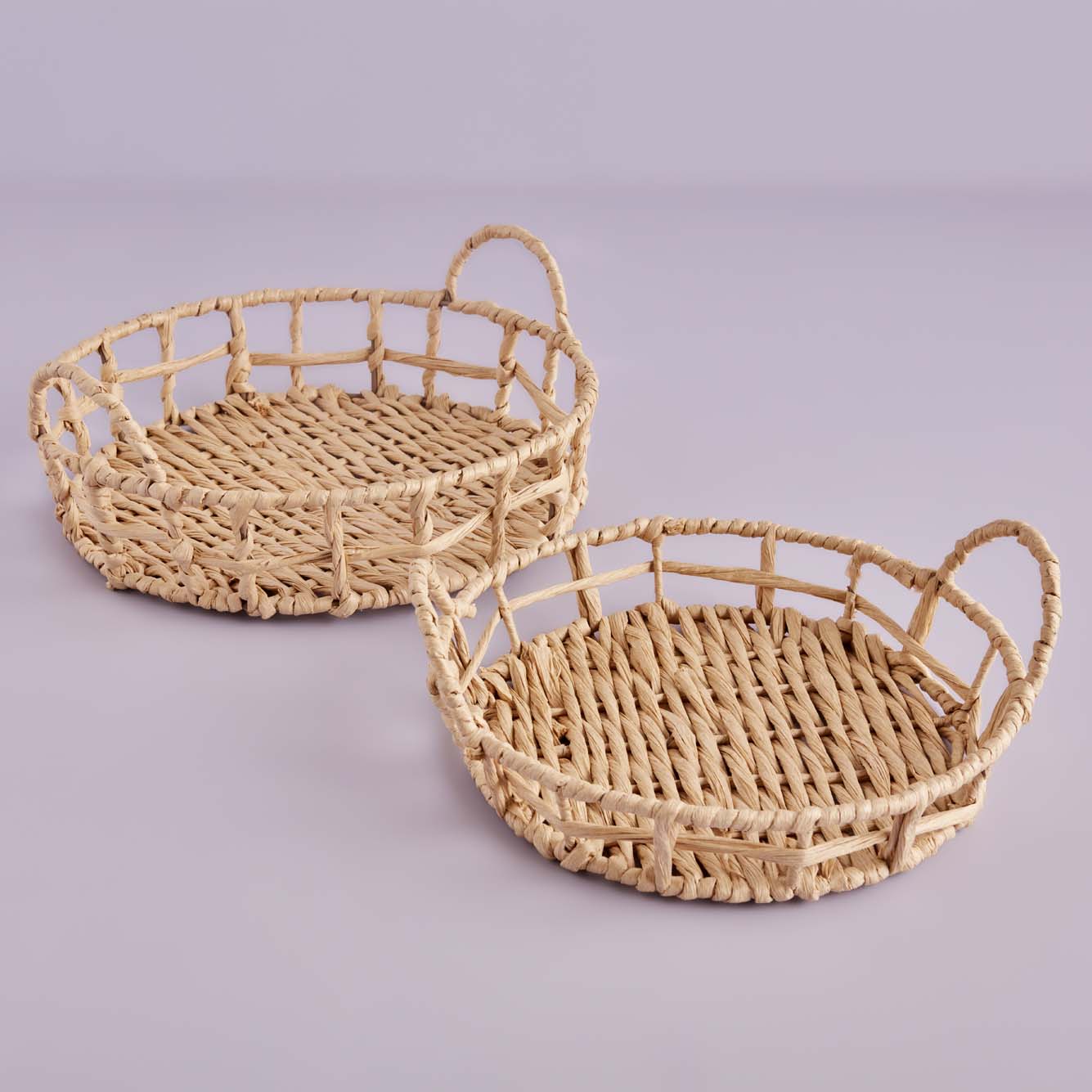 Marin Edgar Dekoratif Tepsi Naturel (30x30x7 cm) - 25x25x5 cm - NATUREL - 4