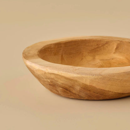 Luke Ahşap Dekoratif Tabak Naturel (19x4 cm) - 2