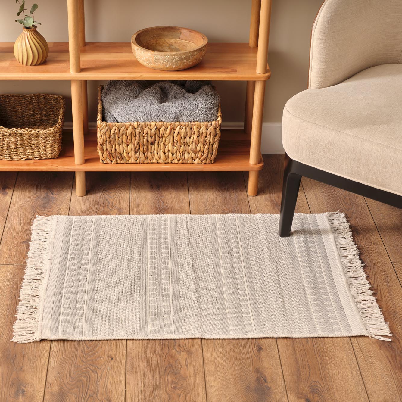 Owen Kilim Gri (120x180 cm) - 60x90 cm - GRİ - 3