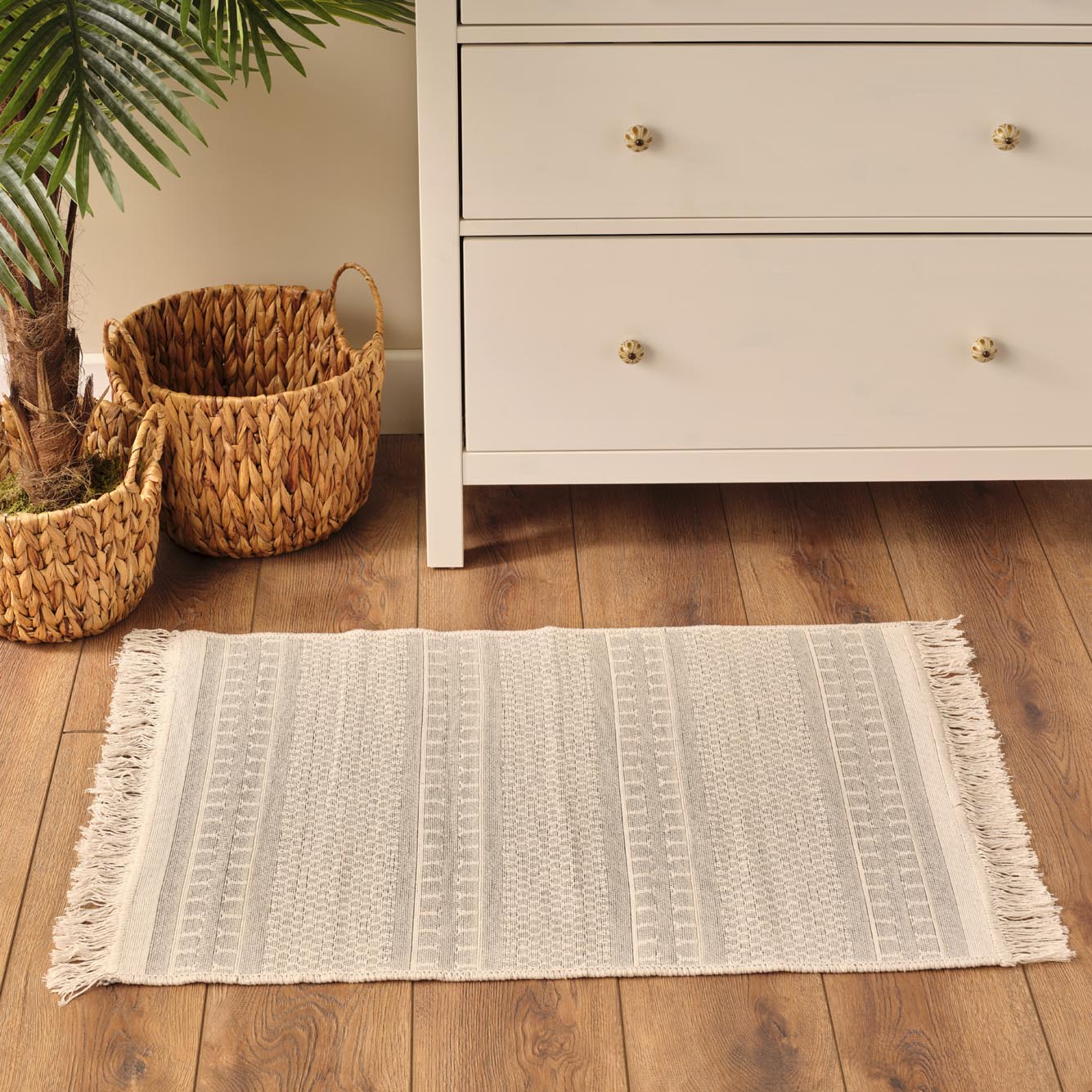 Owen Kilim Gri (120x180 cm) - 60x90 cm - GRİ - 4