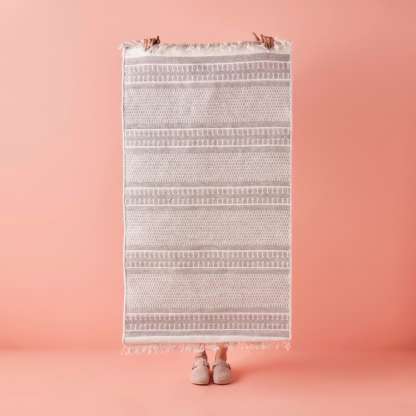 Owen Kilim Gri (120x180 cm) - 80x300 cm - GRİ - 2