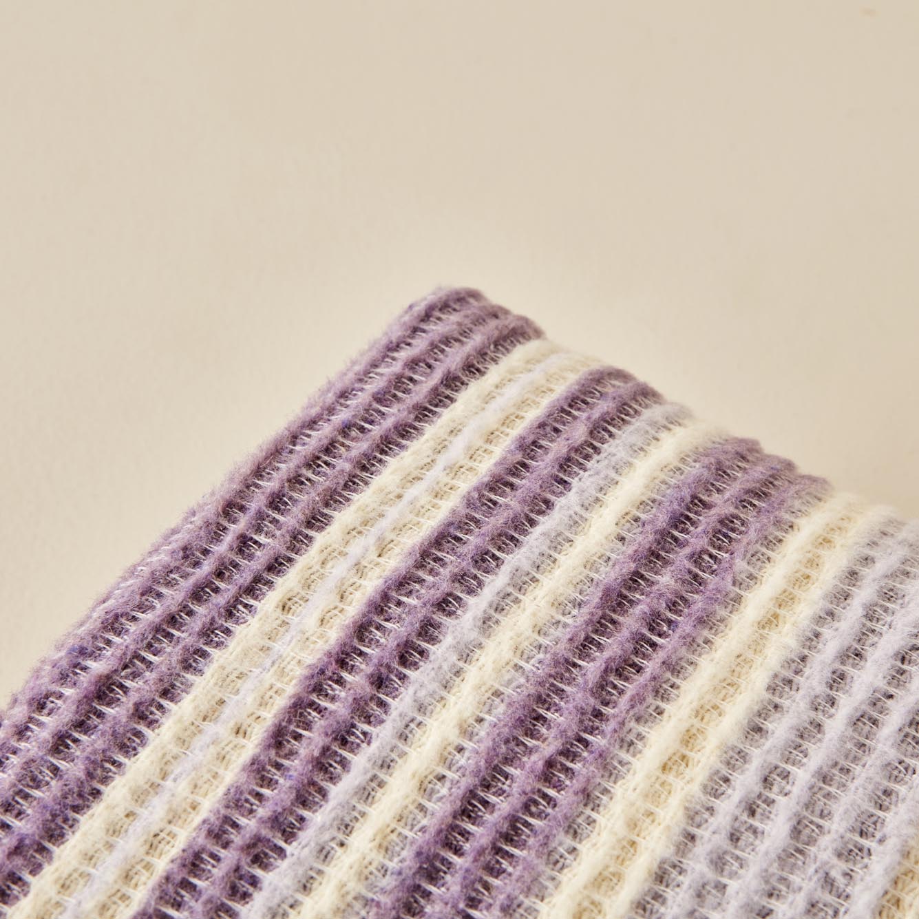Stripe Pamuklu - 150x200 cm - LİLA - 5