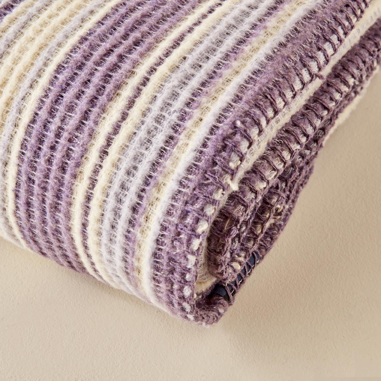 Stripe Pamuklu - 150x200 cm - LİLA - 6