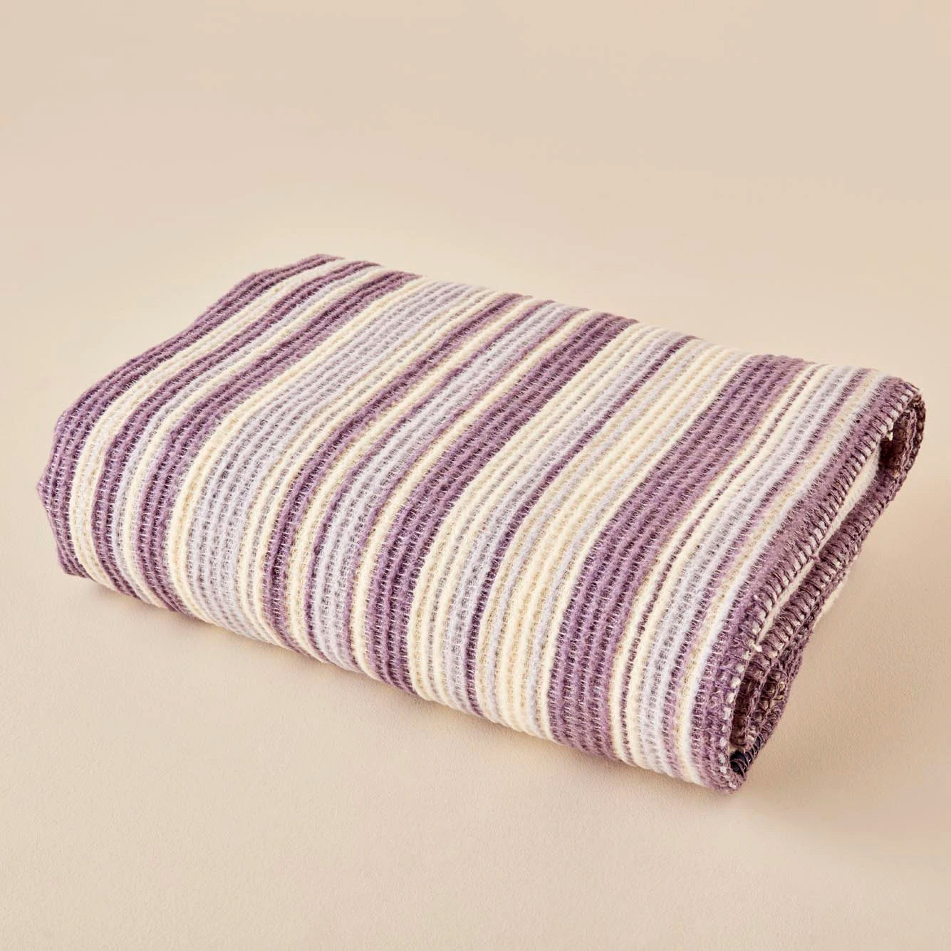 Stripe Pamuklu - 180x220 cm - LİLA - 4