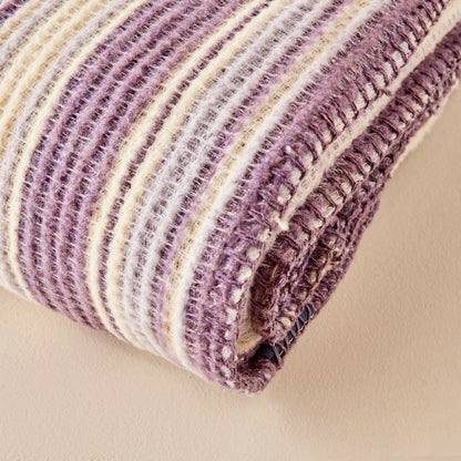 Stripe Pamuklu - 180x220 cm - LİLA - 6