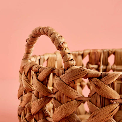 Blush Yuvarlak Sepet Naturel (30x12 cm) - 35x14 cm - NATUREL - 2