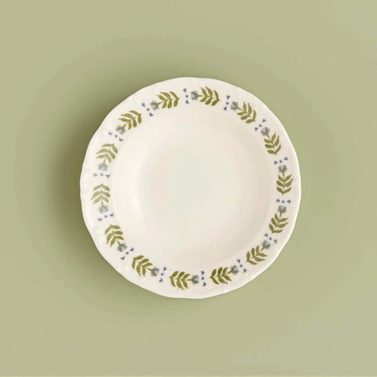 Alessa Porselen Çukur Tabak Mavi-Yeşil (21 cm)
