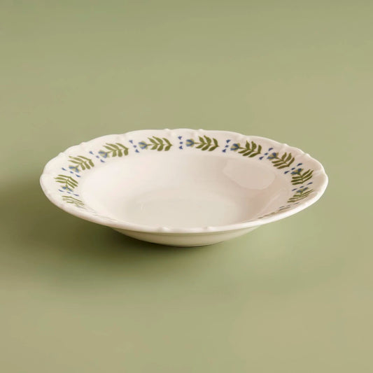 Alessa Porselen Çukur Tabak Mavi-Yeşil (21 cm)